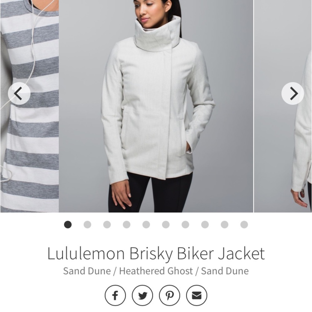 lululemon Brisky Biker Jacket size 6